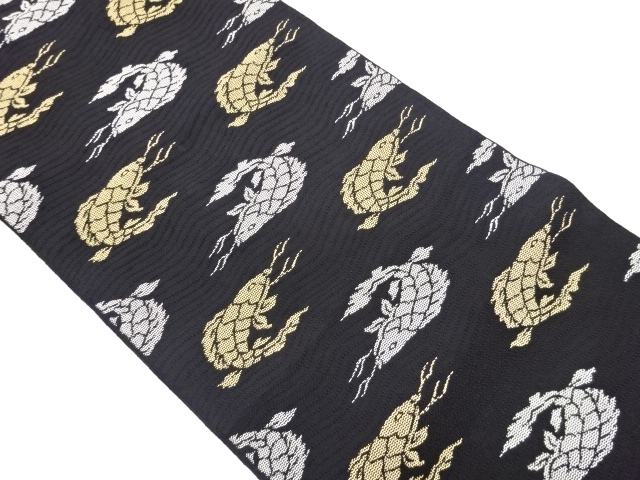 JAPANESE NAGOYA OBI / WOVEN RUGGED SHORE
